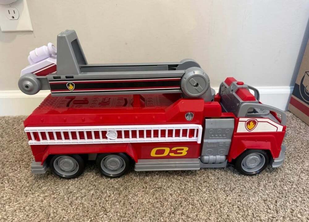 Paw Patrol Marshall's Ultimate Rescue Fire Truck Extendable 2 ft. Tall Ladder